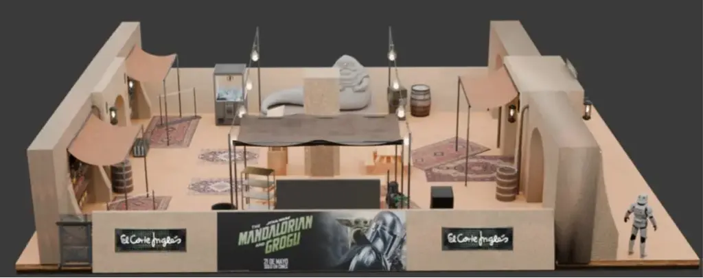 La primera tienda inmersiva de Star Wars aterriza en El Corte Inglés 2 Exposición de figuras, marcas destacadas y actividades exclusivas