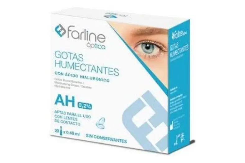 Las mejores lágrimas artificiales con ácido hialurónico de 2026: Comparativa real y guía de compra 8 Farline gotas