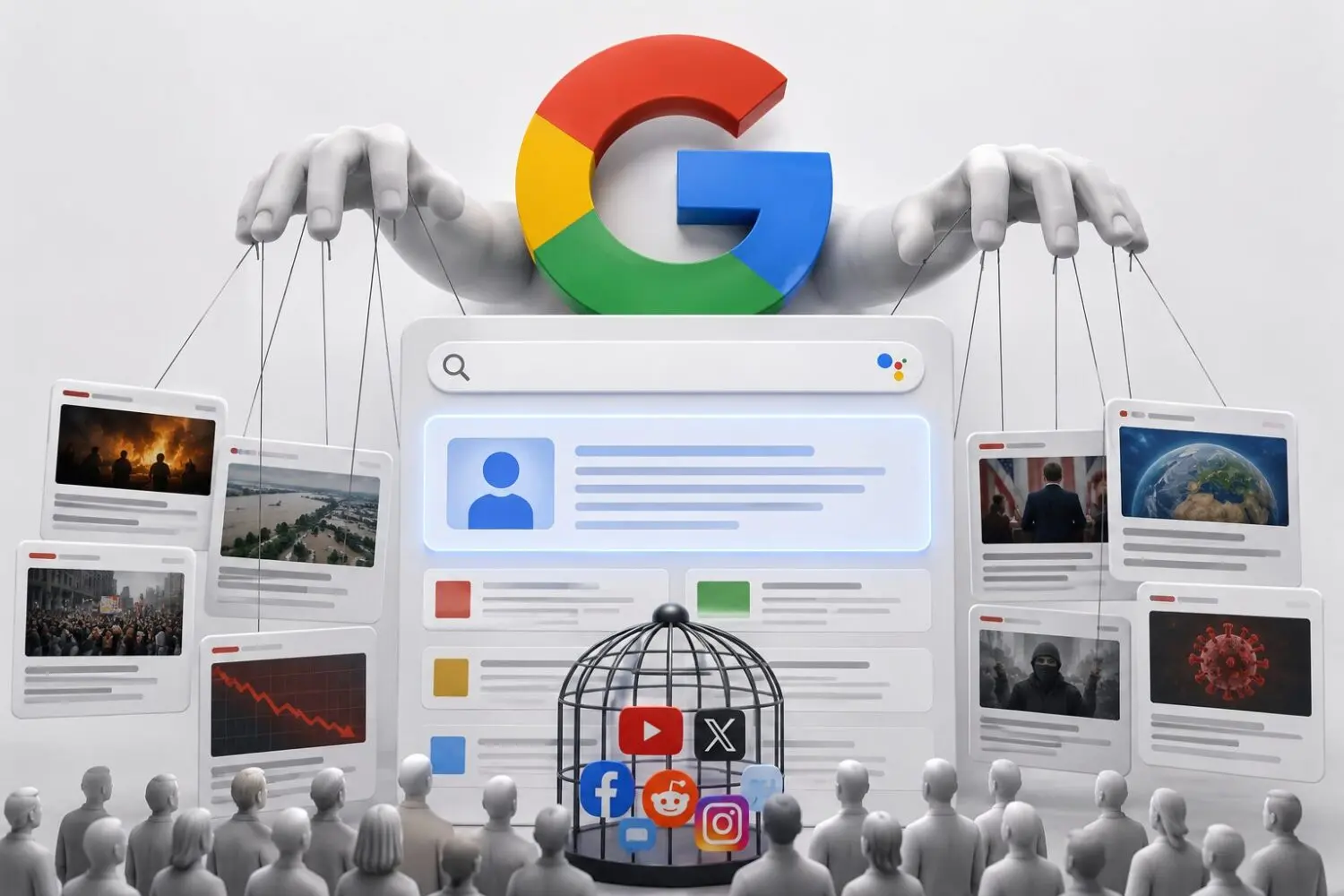 Google controla los medios de comunicación Discover Google controla los medios de comunicación