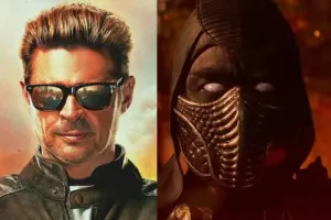 Karl Urban como Johnny Cage y Sub Zero en Mortal Kombat 2