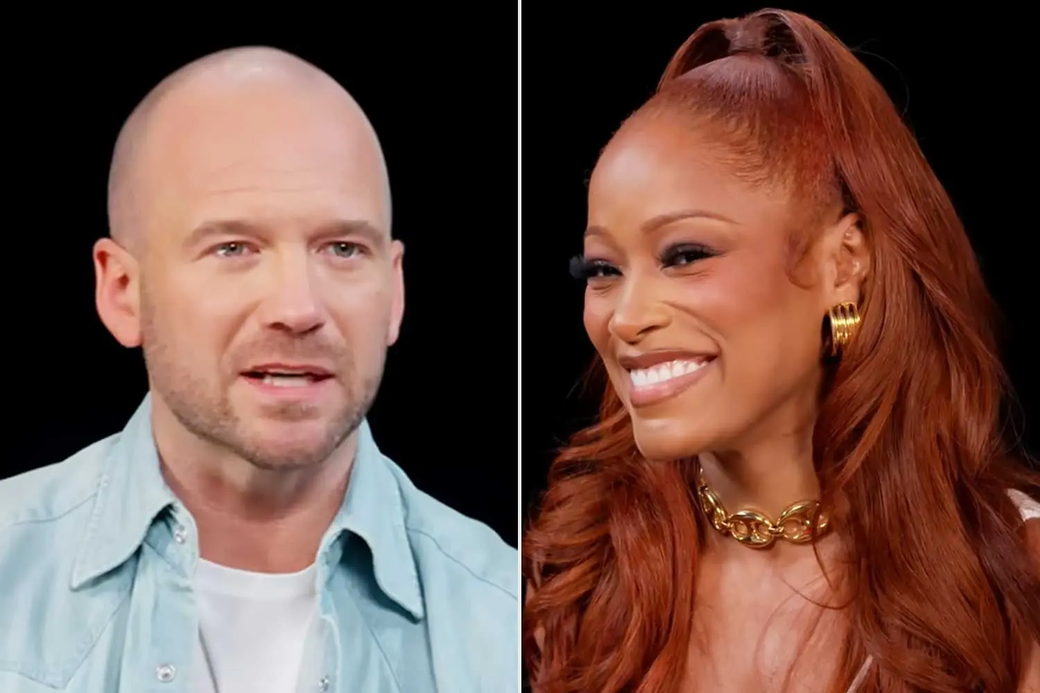 Keke Palmer y Sean Evans