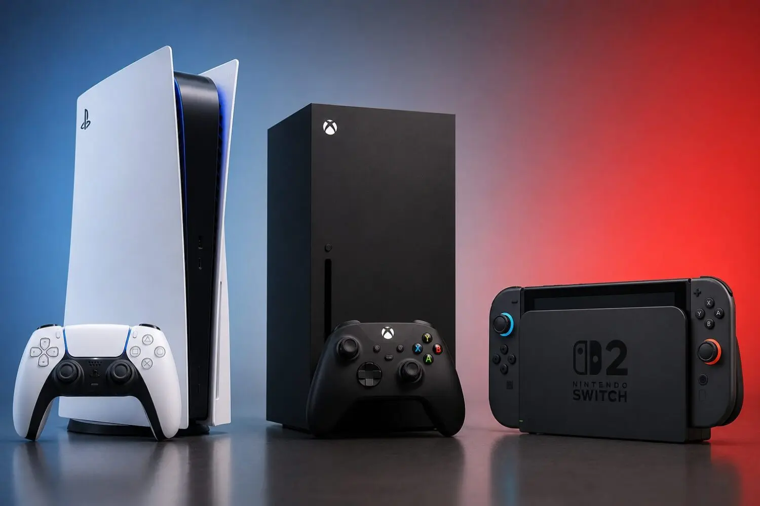 PS5, Xbox Series X y Nintendo Switch 2 PS5, Xbox Series X y Nintendo Switch 2