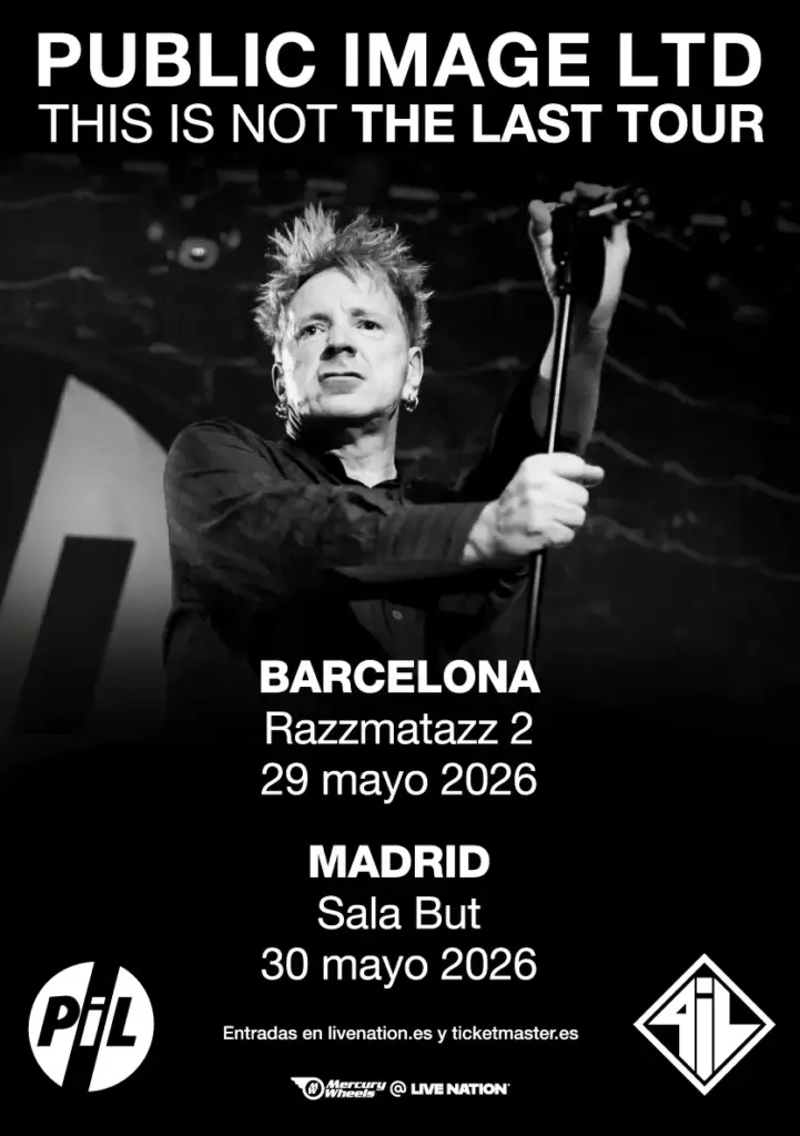 El vocalista fundador de los Sex Pistols se pasea por Madrid y Barcelona este fin de semana 1 Public Image LTD la banda del vocalista de los Sex Pistols