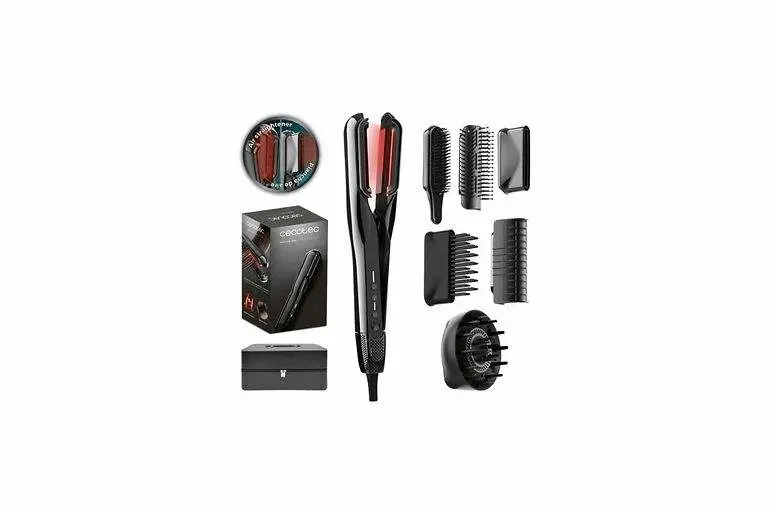Vas a alucinar con la transformación de tu cabello con la plancha de aire de Cecotec a precio reducido en Mediamarkt 4 Tecnología infrarroja de Cecotec para proteger la fibra capilar
