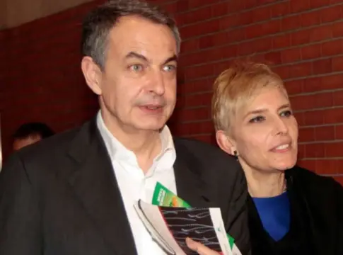 Zapatero y su mujer Sonsoles Espinosa Zapatero y su mujer Sonsoles Espinosa