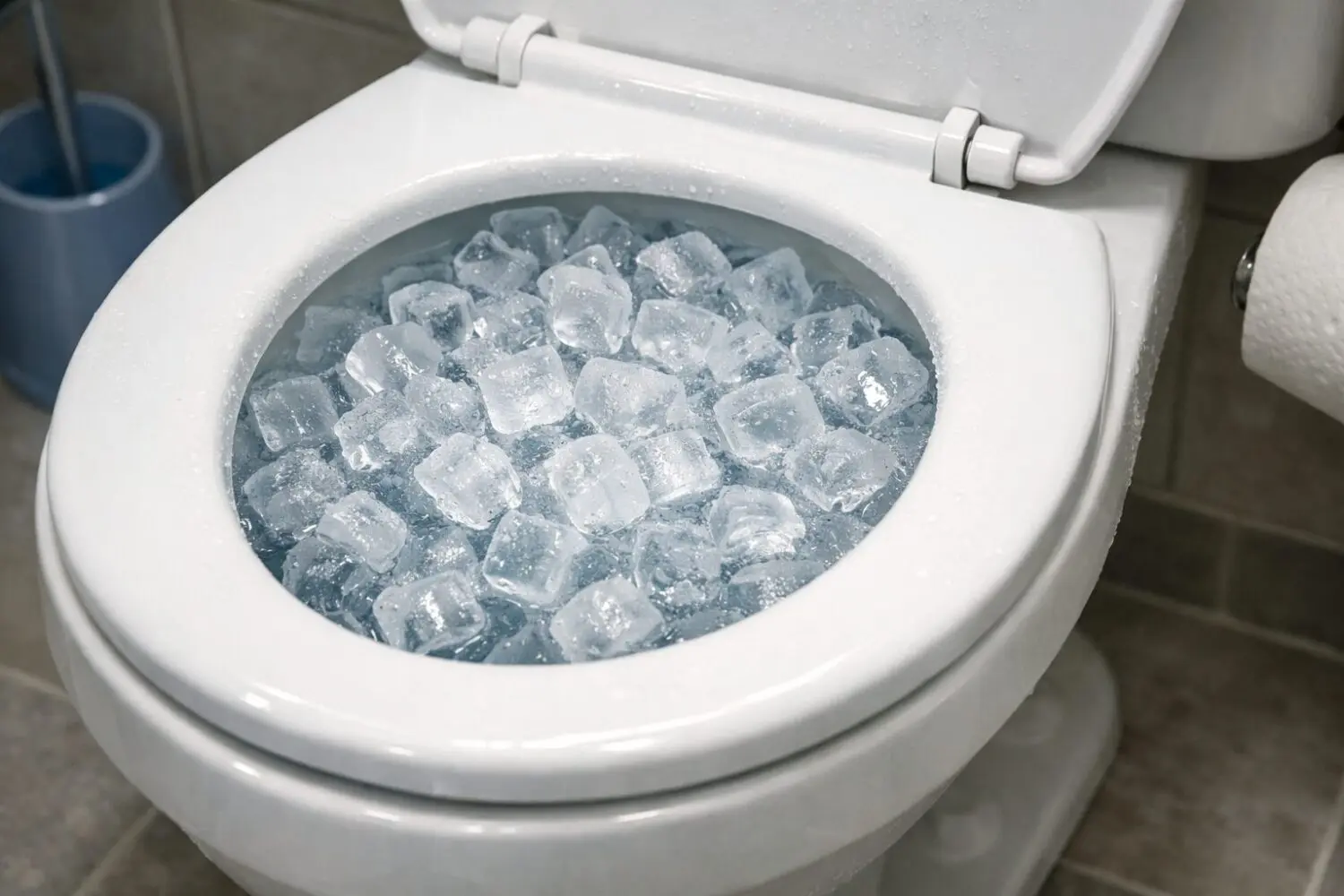 Ni químicos tóxicos ni fontaneros caros porque echar hielo en el inodoro es el mejor mantenimiento preventivo Ni químicos tóxicos ni fontaneros caros porque echar hielo en el inodoro es el mejor mantenimiento preventivo