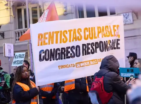 manifestación vivienda Una manifestación por la vivienda del Sindicato de Inquilinas e Inquilinos