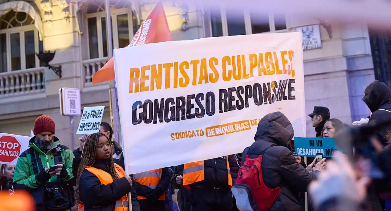 manifestación vivienda Una manifestación por la vivienda del Sindicato de Inquilinas e Inquilinos