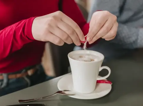 sobre azúcar café sobre azúcar café
