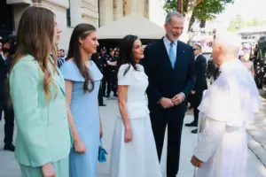 El espontáneo comentario de Felipe VI delante del papa León XIV que enloqueció a Cibeles