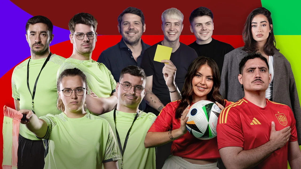 Influencers en RTVE para el Mundial 2026 Algunos influencers que ha contratado RTVE para el Mundial