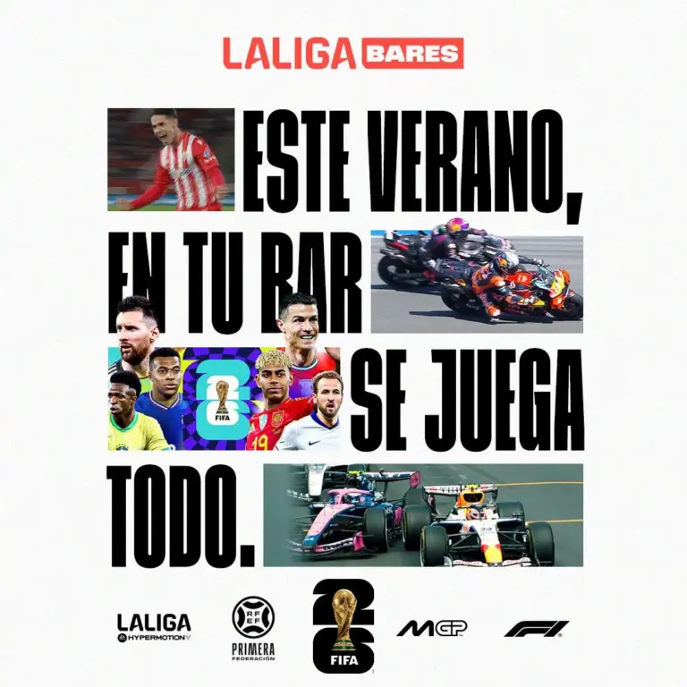 LALIGA BARES incorpora Bar TV Mundial para ofrecer todos los partidos del Mundial y una programación dedicada las 24 horas