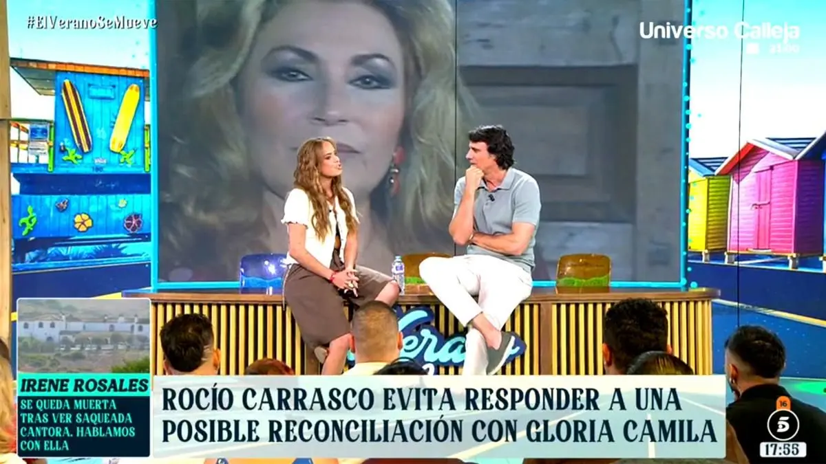 La firme postura de Gloria Camila frente al nuevo proyecto familiar | Fuente: Telecinco La firme postura de Gloria Camila frente al nuevo proyecto familiar
