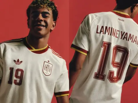 Lamine Yamal con la camiseta blanca de España para el Mundial 2026 Lamine Yamal con la camiseta blanca de España para el Mundial 2026