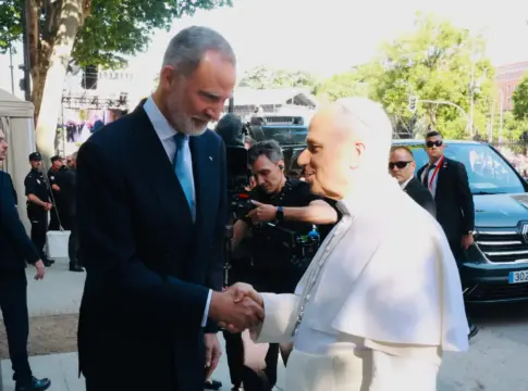 Los momentos más icónicos del Papa León XIV junto a la Familia Real en Madrid | Fuente: Casa de S.M el Rey Los momentos más icónicos del Papa León XIV junto a la Familia Real en Madrid