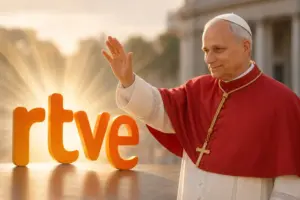 El papa León XIV bendice a RTVE
