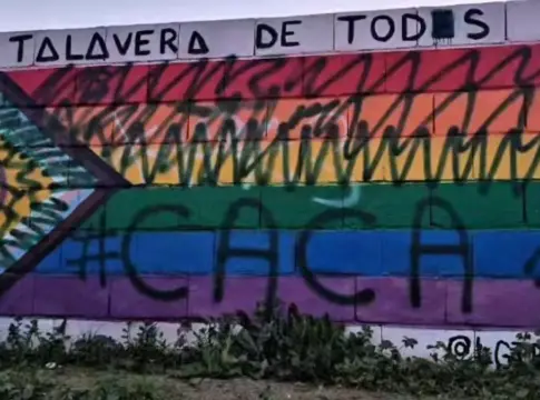 Mural-LGTBI-vandalizado-en-Talavera-de-la-Reina