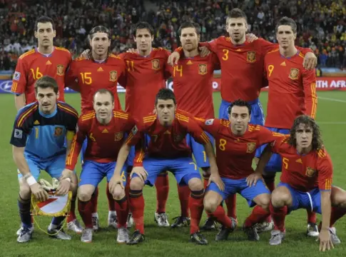 Once de España en el Mundial 2010 celebrado en Sudáfrica Once de España en el Mundial 2010 celebrado en Sudáfrica