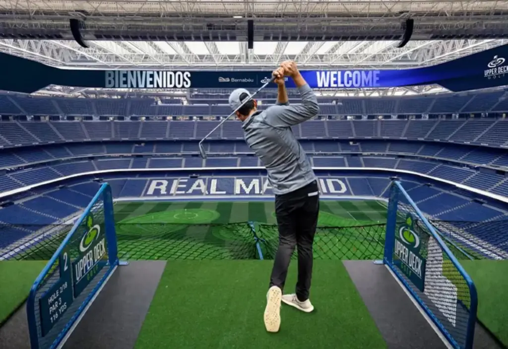 Florentino 'vende' el Bernabéu a los americanos 3 Upper Deck Golf en el Bernabéu
