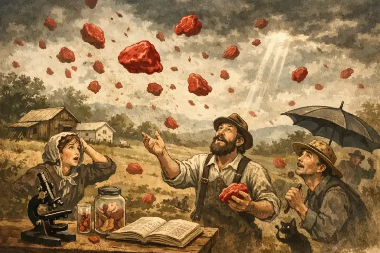 El día que llovió carne en Kentucky: el misterio del siglo XIX que la ciencia tardó décadas en resolver