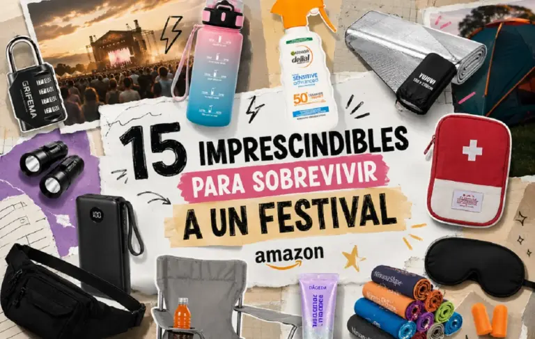 15 productos de Amazon que necesitas para sobrevivir a cualquier festival