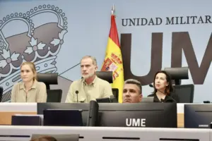 "Unidos se puede afrontar cualquier riesgo": Felipe VI altera su agenda y viaja urgentemente a Villamanta para ayudar ante el desastre causado por los incendios