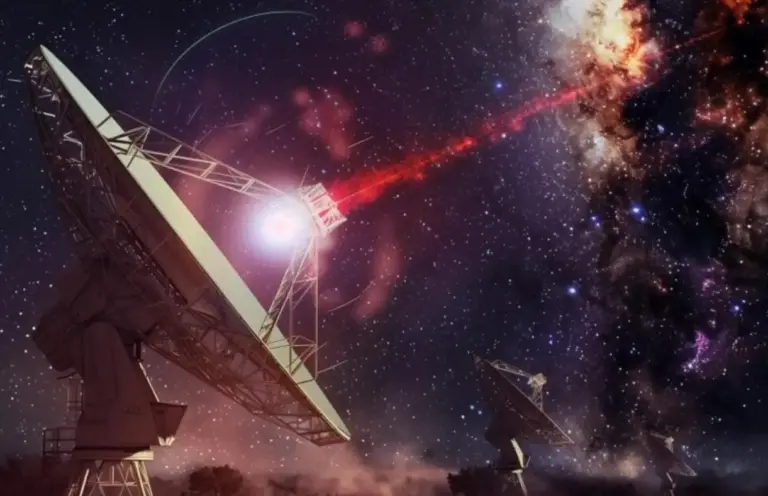 Científicos chinos detectan por primera vez pulsos de radio de una estrella de neutrones que permanecía en silencio