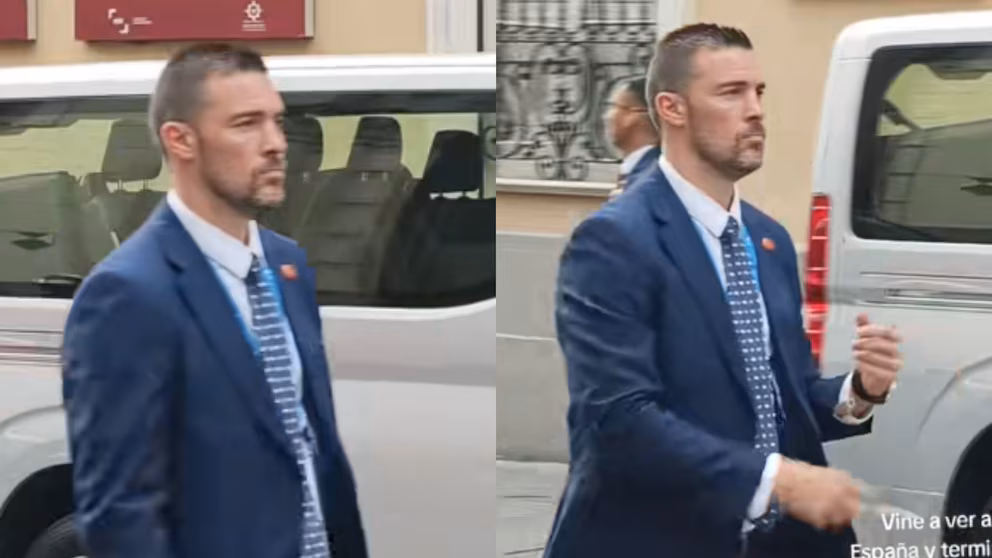 “¿Quién es ese hombre?”: El misterioso guardaespaldas del rey Felipe VI desata la locura en redes sociales 1 El contraste entre la solemnidad de Felipe VI y el ingenio de las plataformas digitales
