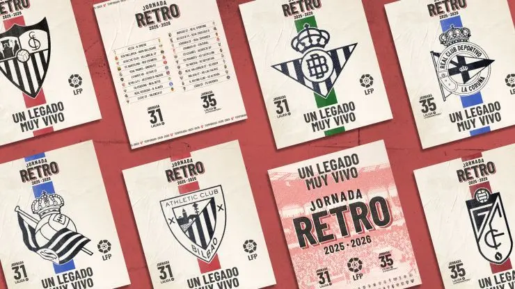 LALIGA repetirá la Jornada Retro en la jornada 31 de la temporada 2026/27