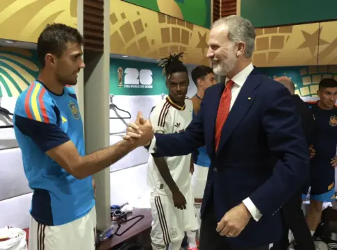 La promesa del rey Felipe VI a la Selección Española si alcanza la esperada final del Mundial no incluye a la reina Letizia | Fuente: Casa de S.M el Rey La promesa del rey Felipe VI a la Selección Española si alcanza la esperada final del Mundial no incluye a la reina Letizia