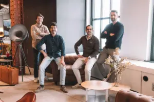 Juan Carlos Soldado, Borja Serra, Vicente Nicolás y David Mateo, fundadores y socios de Muppy.