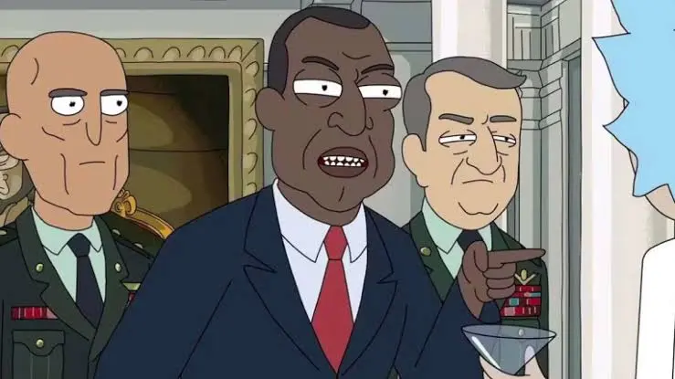 President Curtis Rick and Morty