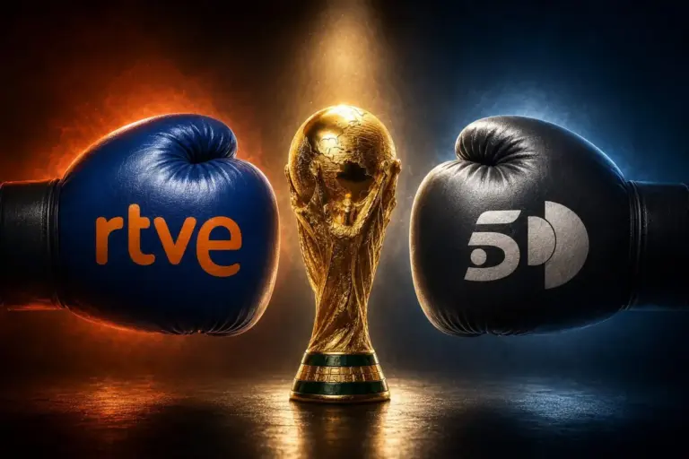 RTVE se venga de Mediaset 14 años después, pero se queda a las puertas de la cima histórica de las audiencias con el Mundial
