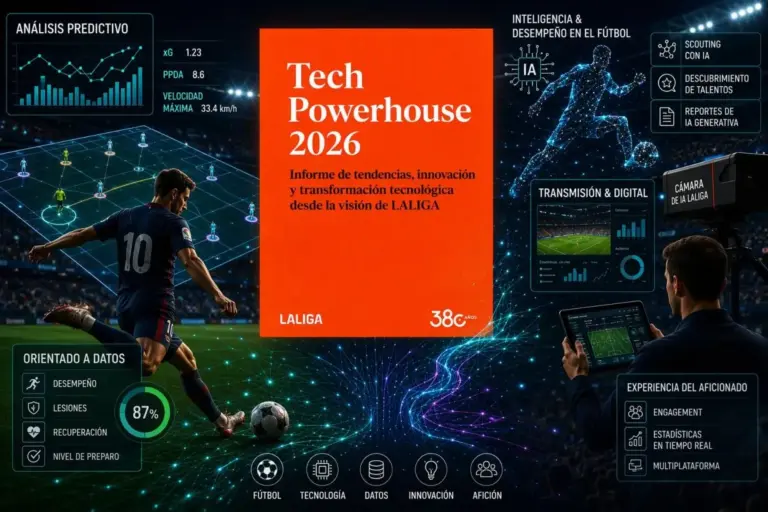 LALIGA lanza Tech Powerhouse 2026, un nuevo observatorio sobre tecnología e inteligencia artificial aplicada al fútbol