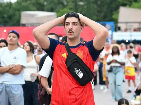 Un aficionado de España durante el Mundial 2026 Un aficionado de España durante el Mundial 2026