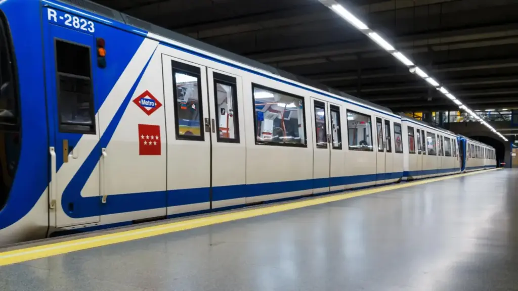 Un tren del Metro de Madrid