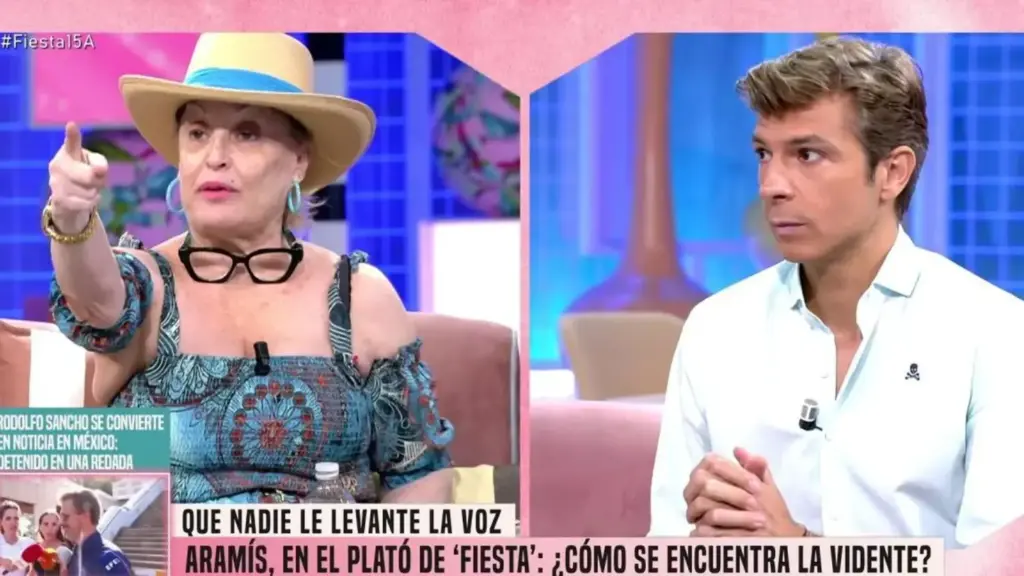 “Si me vais a tratar así, me voy a mi casa”: Aramís Fuster abandona Fiesta tras un tenso enfrentamiento 2 Aramís Fuster estalla por una información sobre uno de sus hijos