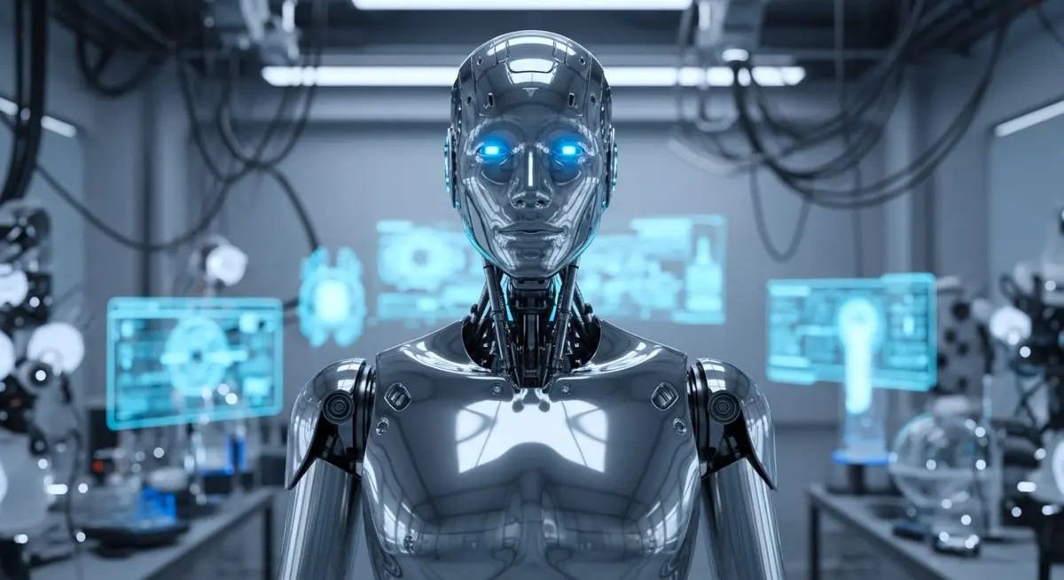 Desarrollo de un robot en un laboratorio Foto de 123RF ayala127 Desarrollo de un robot en un laboratorio | Foto de 123RF/ayala127