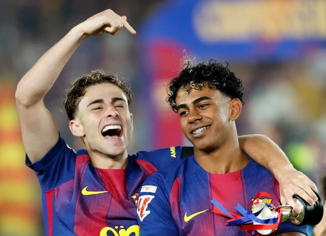 Fermín y Lamine, uno de los jugadores del FC Barcelona que ha disputado el Mundial Fermín y Lamine, uno de los jugadores del FC Barcelona que ha disputado el Mundial