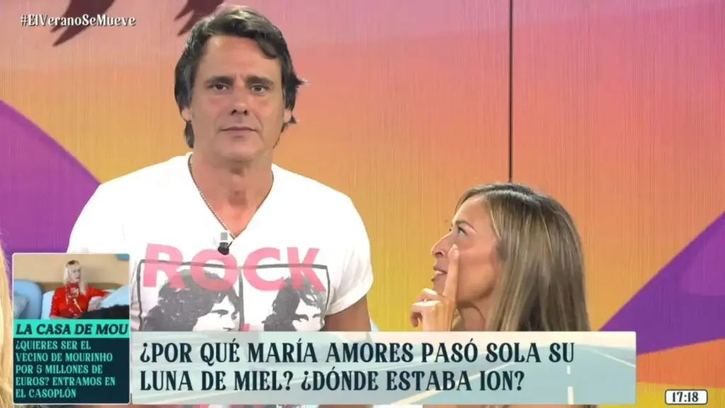 "Me fui sola": Ion Aramendi y María Amores recuerdan la luna de miel que no pudieron hacer en pareja 2 Ion Aramendi asegura que solo estuvo fuera un día