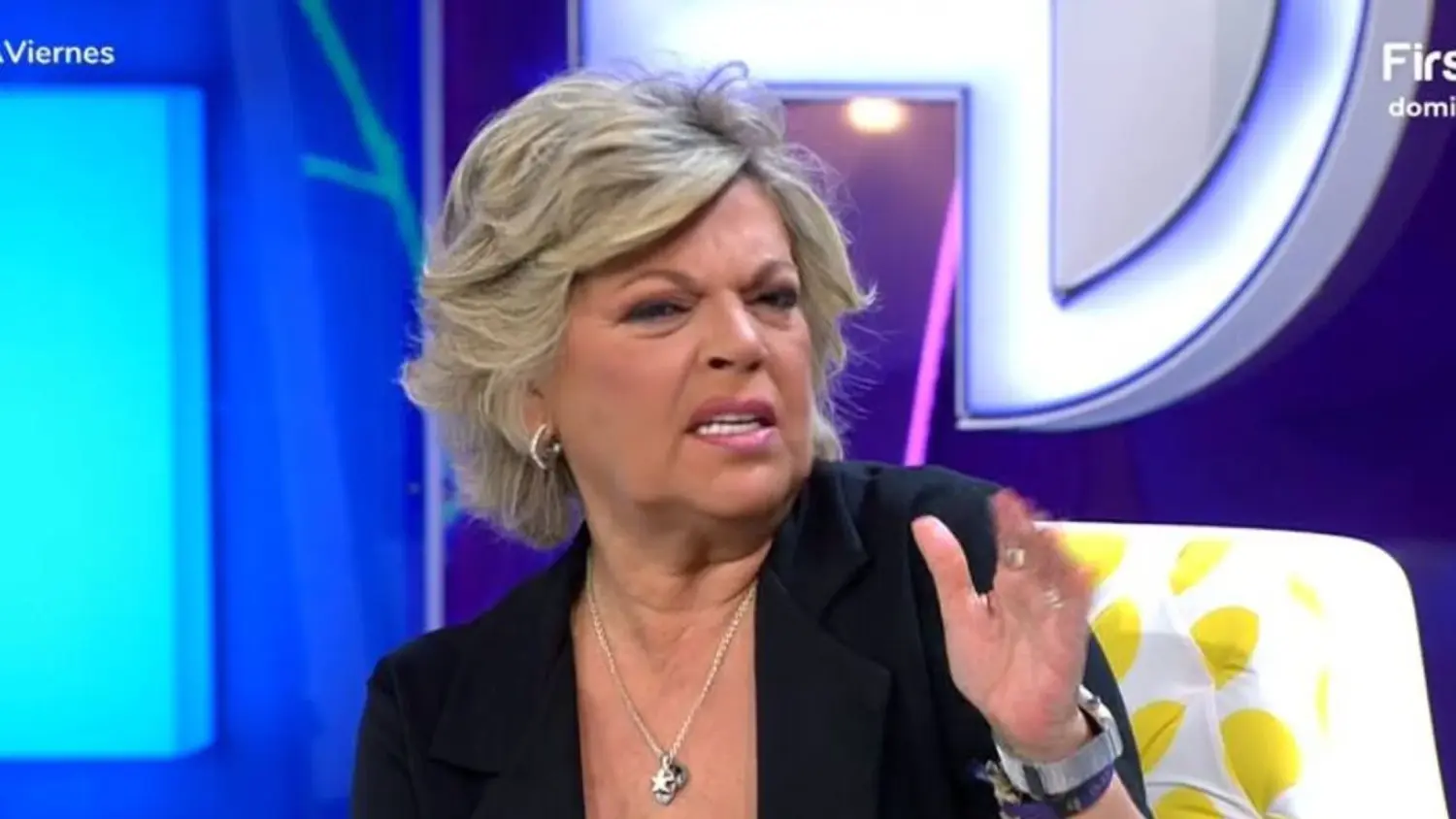 “Me parece alucinante”: Terelu Campos estalla en ‘De lunes a viernes’ y obliga a intervenir a Archidona - Fuente: Mediaset “Me parece alucinante”: Terelu Campos estalla en ‘De lunes a viernes’ y obliga a intervenir a Archidona