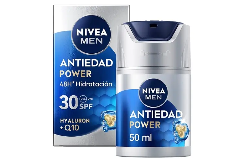 Las 10 mejores cremas antiarrugas para hombre según criterios de la OCU 4 NIVEA MEN Crema Hidratante Antiedad FPS 30