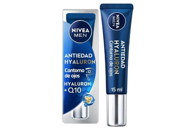 Las 10 mejores cremas antiarrugas para hombre según criterios de la OCU 1 NIVEA MEN Hyaluron Contorno de Ojos Antiedad