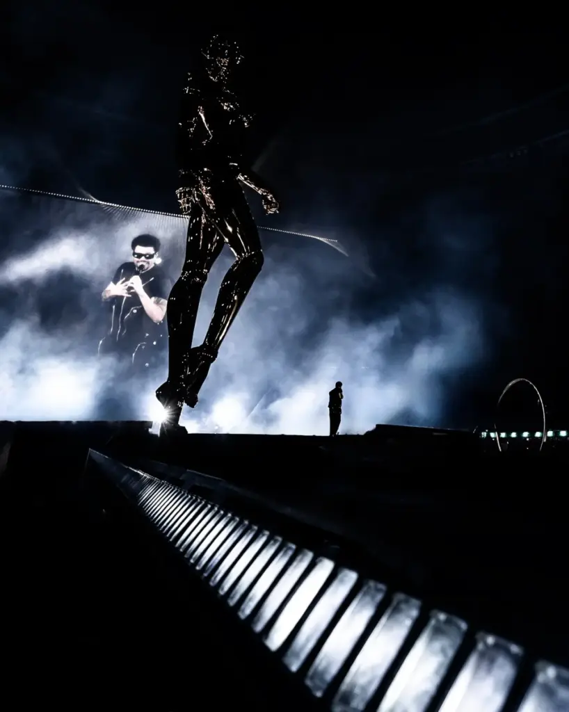 The Weeknd en el Estadio Metropolitano de Madrid. Foto: Sebastien Nagy