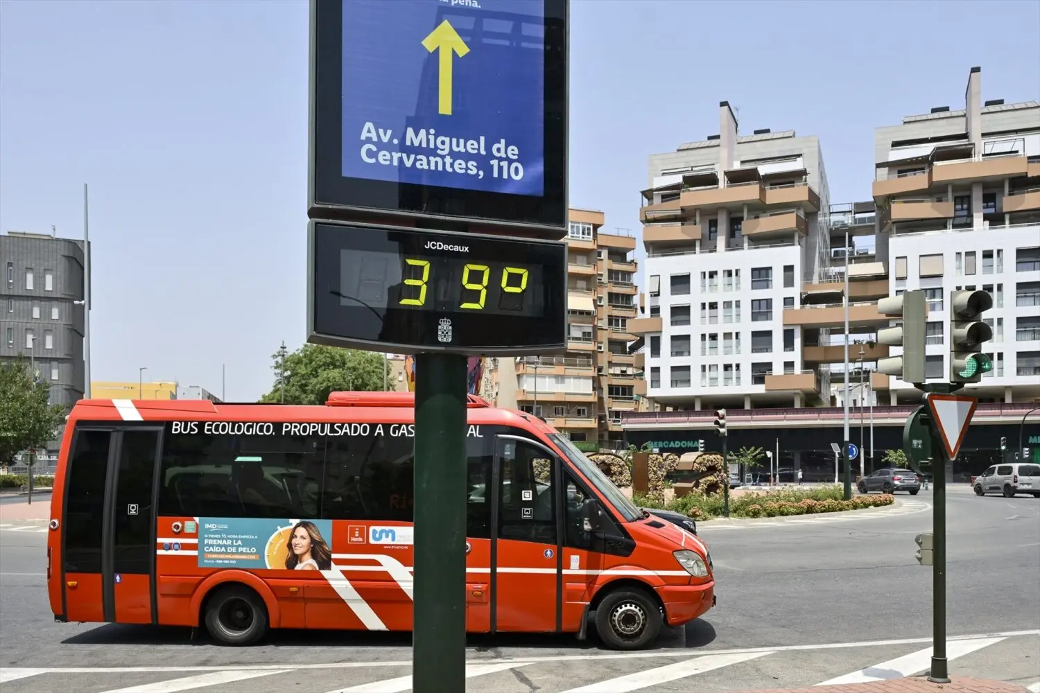 Termómetro callejero marca 39 grados Termómetro callejero marca 39 grados