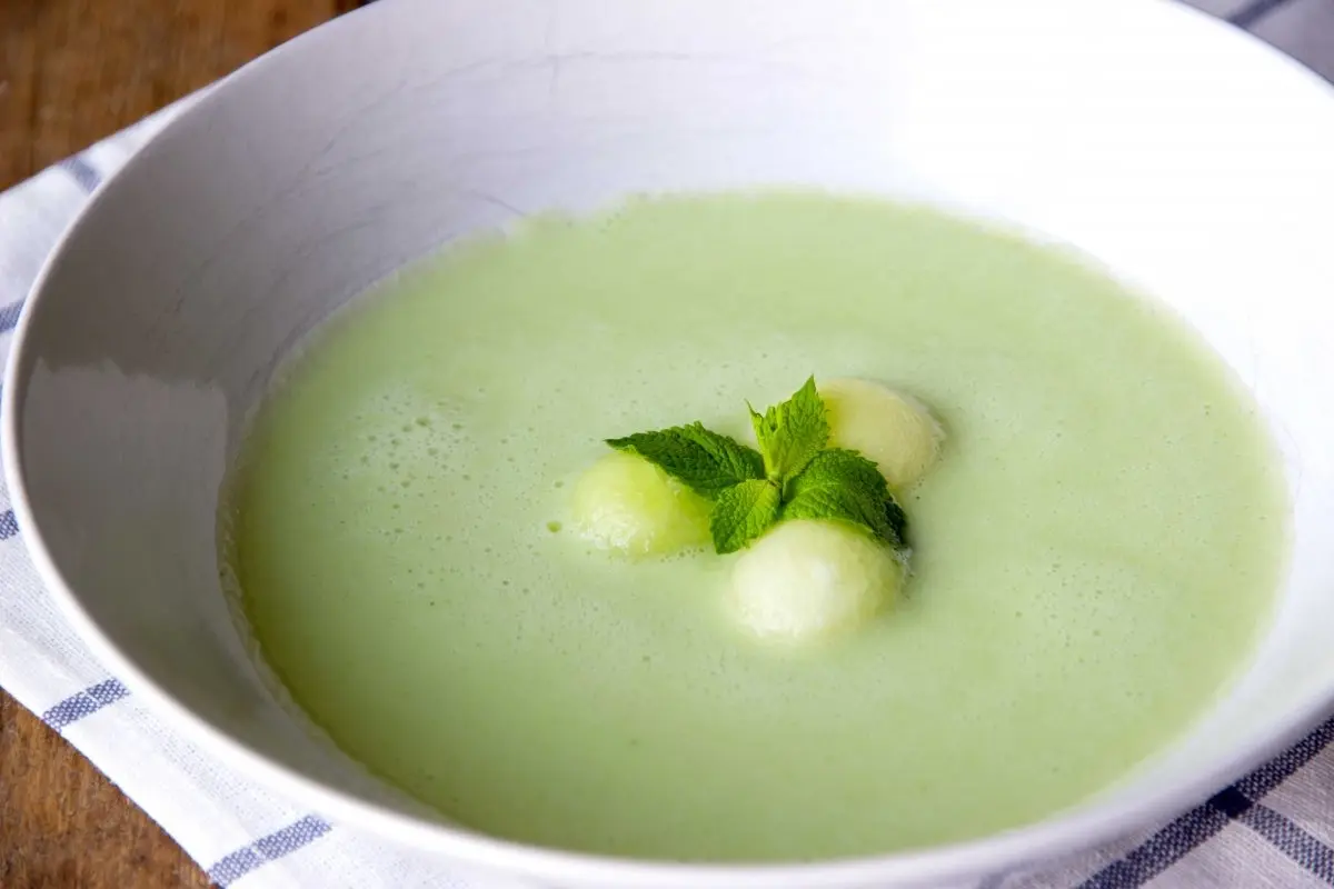 La crema fría de melón es el truco de los restaurantes para sobrevivir al calor La crema fría de melón es el truco de los restaurantes para sobrevivir al calor