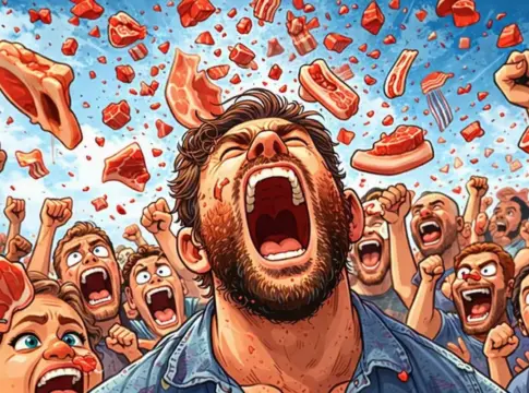 Cayeron trozos de carne en mitad de un pueblo: la repugnante causa detrás del misterio de 1876 Cayeron trozos de carne en mitad de un pueblo: la repugnante causa detrás del misterio de 1876