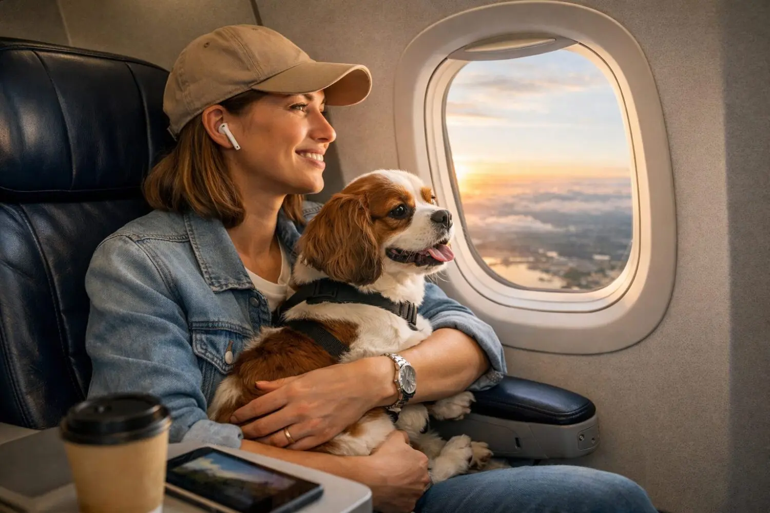 mascotas en avión