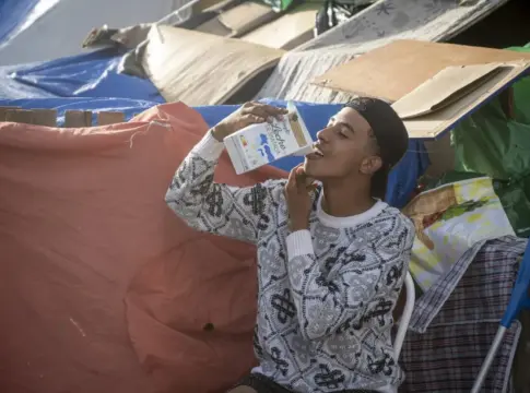 Asentamientos de migrantes en las naves del Tarajal, a 14 de septiembre de 2026, en Ceuta Asentamientos de migrantes en las naves del Tarajal, a 14 de septiembre de 2026, en Ceuta