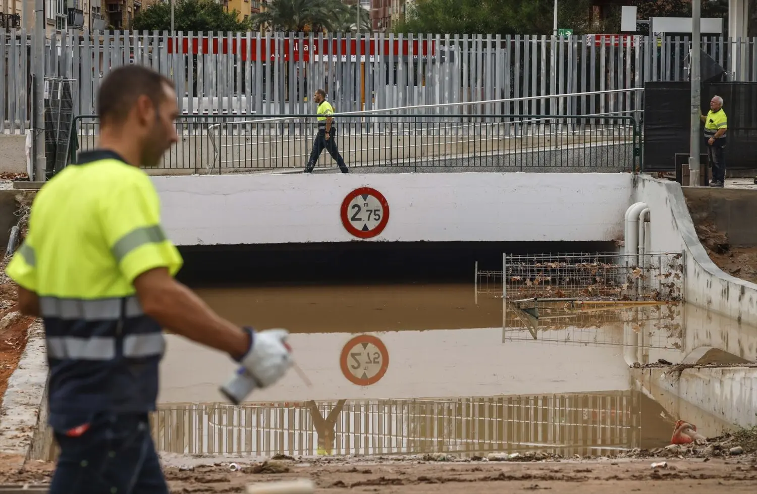 El túnel de Aldaia inundado debido a las fuertes lluvias del 16 de septiembre de 2026, en Valencia El túnel de Aldaia inundado debido a las fuertes lluvias del 16 de septiembre de 2026, en Valencia